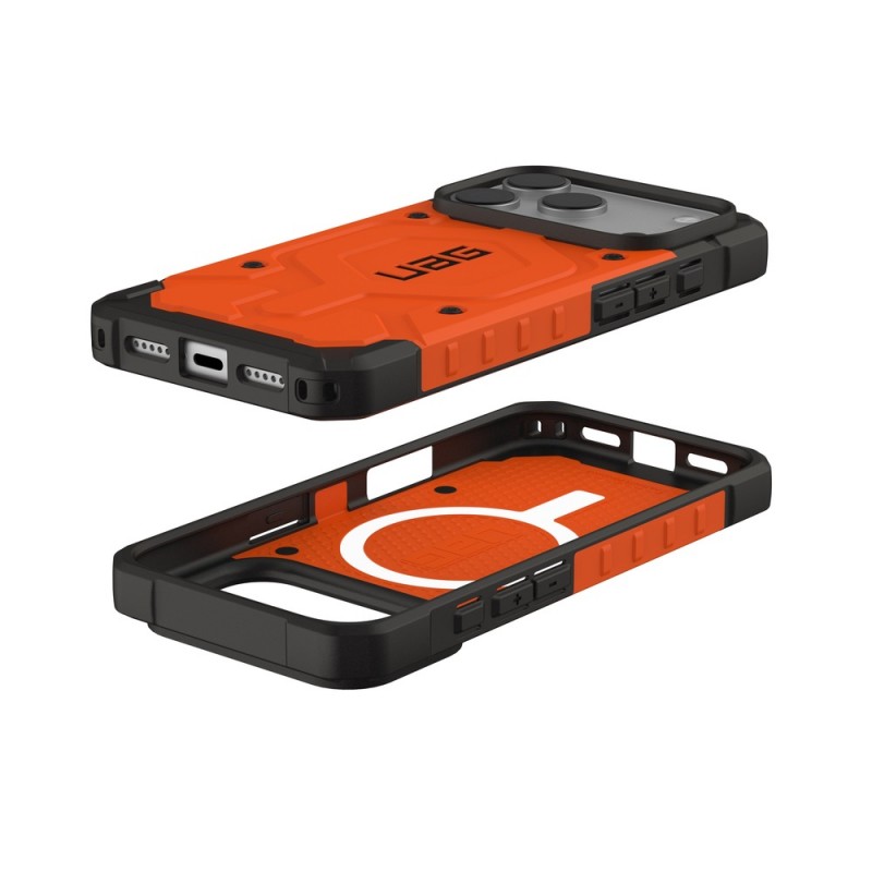 Оригинален кейс UAG Pathfinder Magsafe, За iPhone 17 Pro Max (6.9), Оранжев