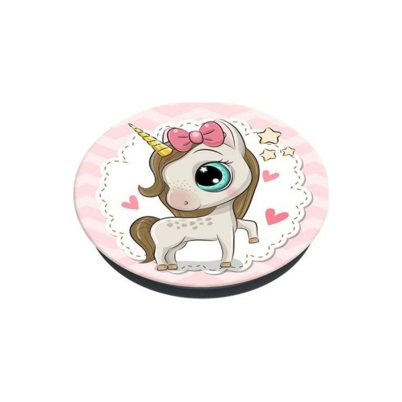 Оригинален попсокет PopSockets® PopGrip Basic Unicorn Pony, Многоцветен