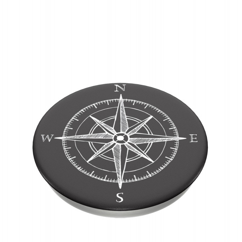 Оригинален попсокет PopSockets® PopGrip Standard Compass, Многоцветен