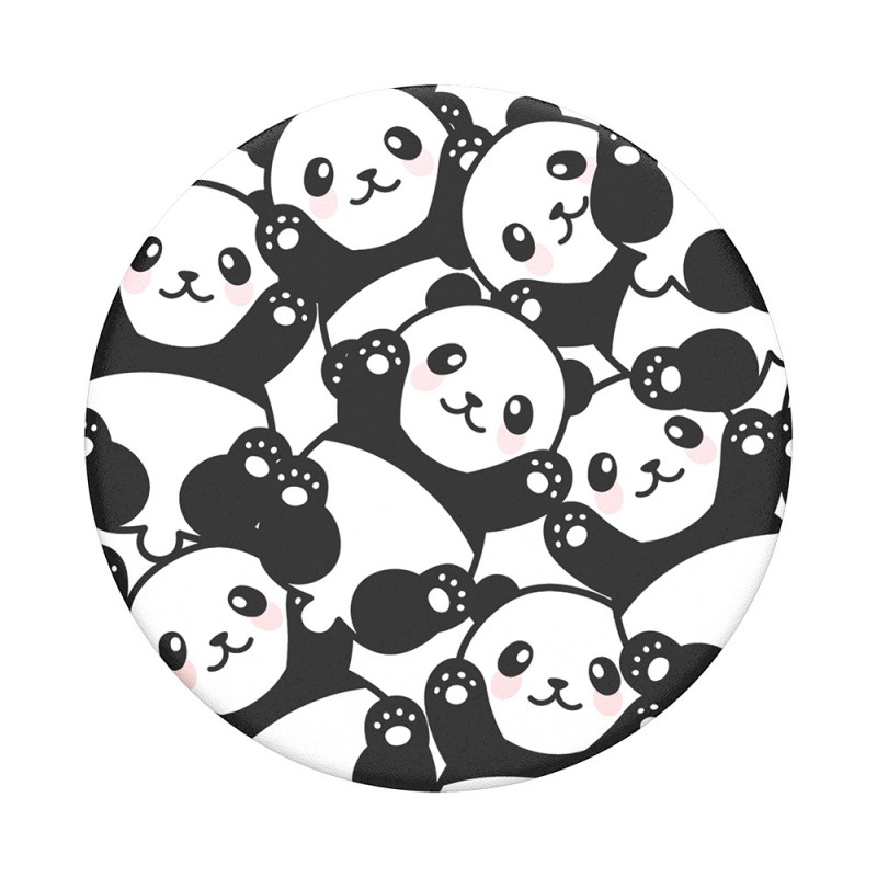 Оригинален попсокет PopSockets® PopGrip Standard Pandamonium, Многоцветен