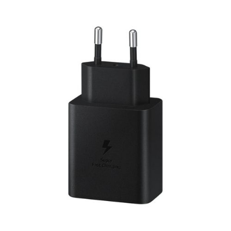 Оригинално зарядно устройство комплект Samsung EP-T4510XBE 45W USB-C, 220V Super Fast Charging в кутия, Черно