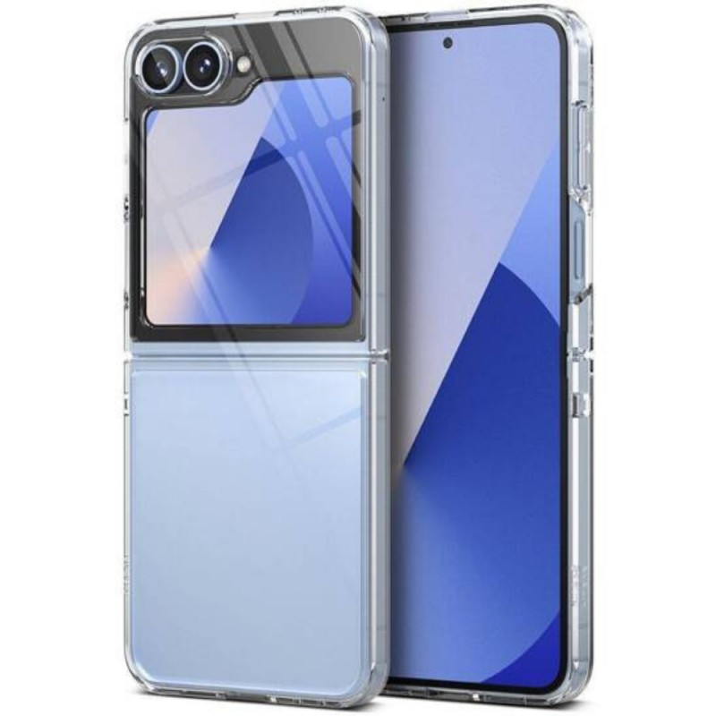 Пластмасов кейс MBX, За Samsung Galaxy Z Flip6, Прозрачен
