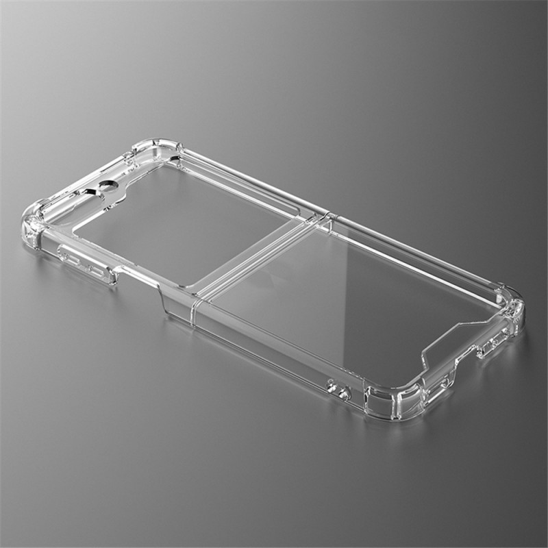 Пластмасов кейс MBX, За Samsung Galaxy Z Flip7, Прозрачен