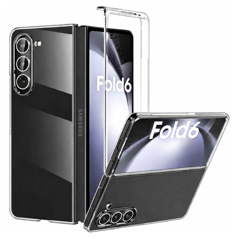 Пластмасов кейс MBX, За Samsung Galaxy Z Fold6, Прозрачен