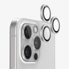 Протектор задна камера метални рингове MBX за iPhone 16 Pro, 16 Pro Max, Сребрист