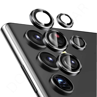 Протектор задна камера метални рингове MBX за Samsung Galaxy S23 Ultra (S918B), Черен
