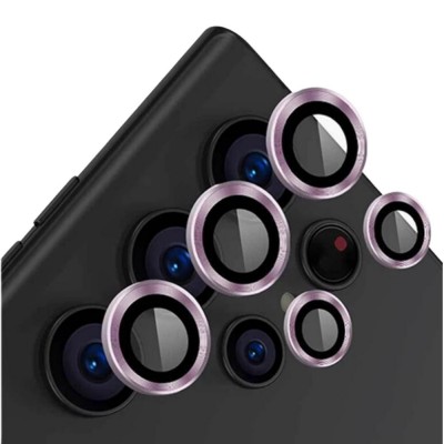 Протектор задна камера метални рингове MBX за Samsung Galaxy S23 Ultra (S918B), Лилав