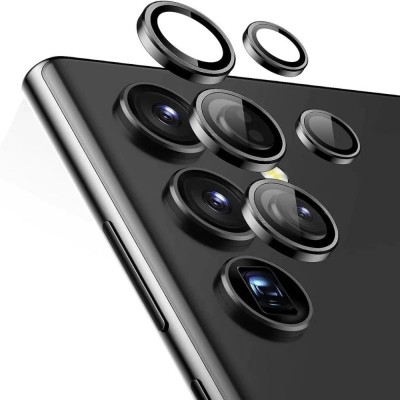 Протектор задна камера метални рингове MBX за Samsung Galaxy S24 Ultra (S928B), Черен