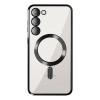 Силиконов кейс bSmart Chrome Magsafe с протектори за камерите, За Samsung Galaxy A27, Черен
