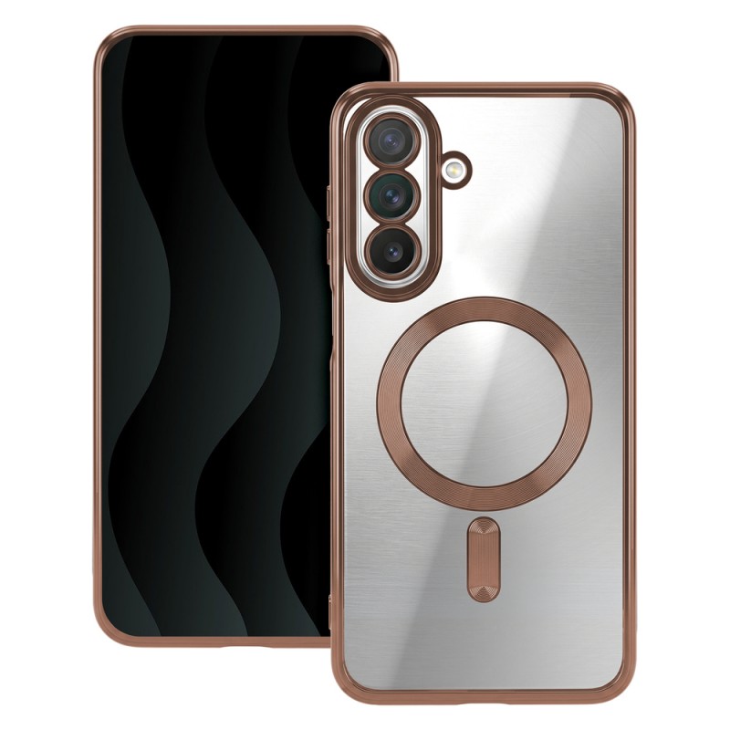 Калъф Color Chrome Mag за Samsung Galaxy S26 FE, розово-златист