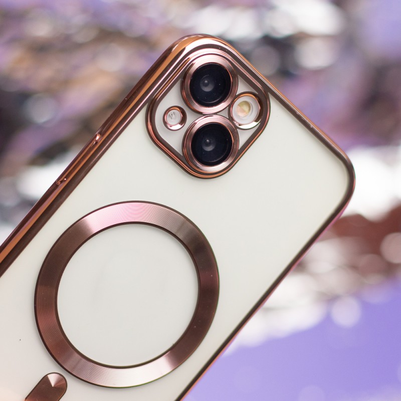 Калъф Color Chrome Mag за Samsung Galaxy S26 FE, розово-златист