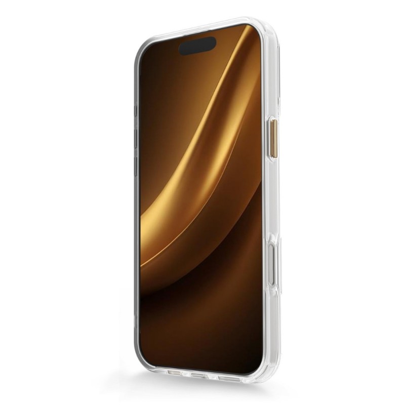 Силиконов кейс bSmart Clear Thin Magsafe, За iPhone 17 Pro (6.3), Златен