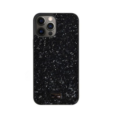 Силиконов кейс bSmart Diamond, За Samsung Galaxy S22 Ultra 5G (S908B), Черен