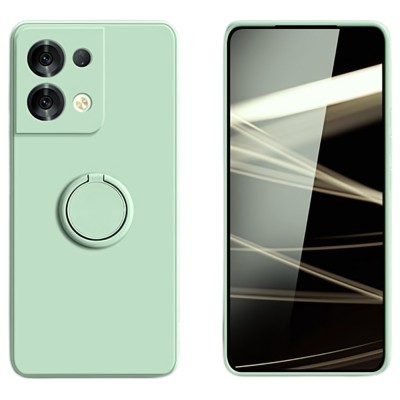 Силиконов кейс bSmart Finger Grip, За Xiaomi Redmi Note 13 Pro Plus 5G, Светлозелен