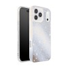 Силиконов кейс bSmart Glitter 3в1 за iPhone 17 Pro (6.3) сребрист