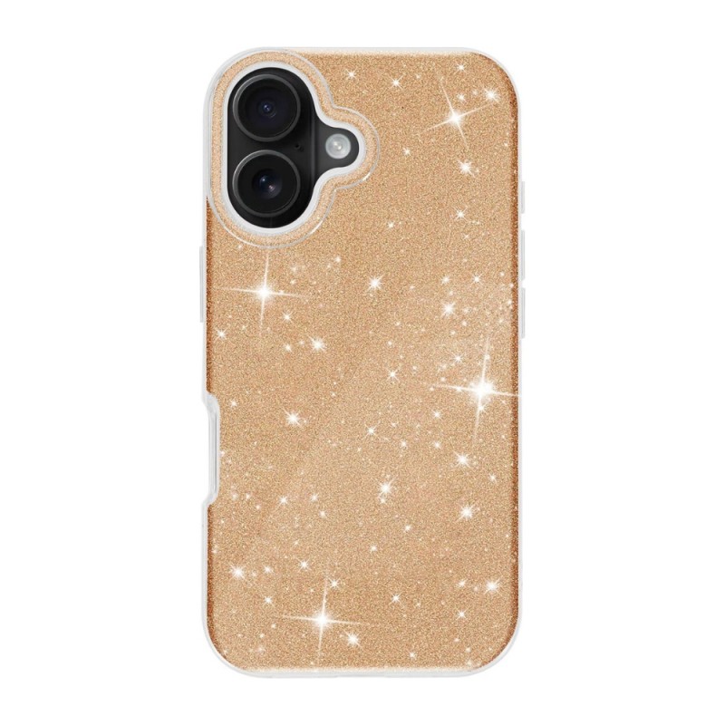 Силиконов кейс bSmart Glitter 3в1 за Samsung Galaxy A57 златист