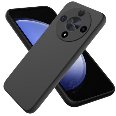 Силиконов кейс bSmart Silicone Soft Cover, За Honor Magic 6 Lite/Honor X50 5G, Черен