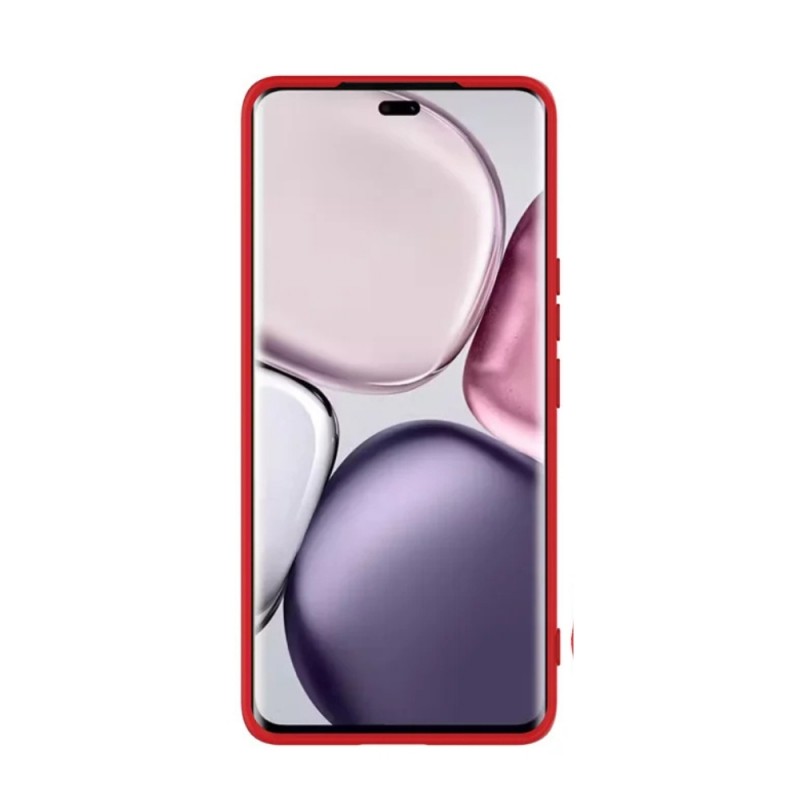 Силиконов кейс bSmart Silicone Soft Cover, За Honor Magic8 Lite, Червен