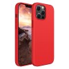 Силиконов кейс bSmart Silicone Soft Cover, За iPhone 14 Pro (6.1), Червен