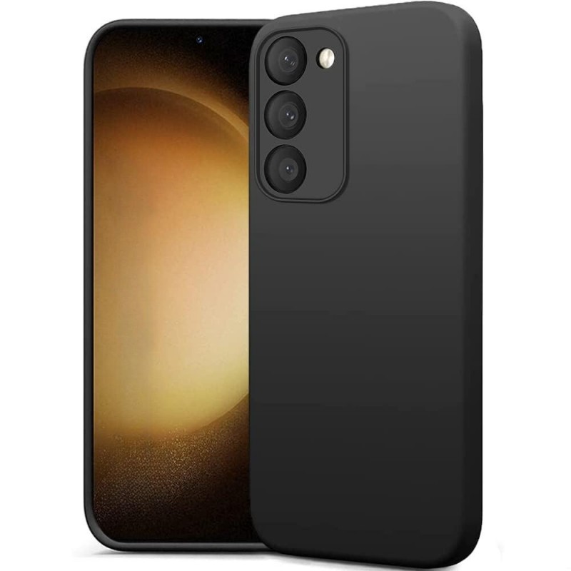 Силиконов кейс bSmart Silicone Soft Cover, За Samsung Galaxy S23 FE (S711B), Черен