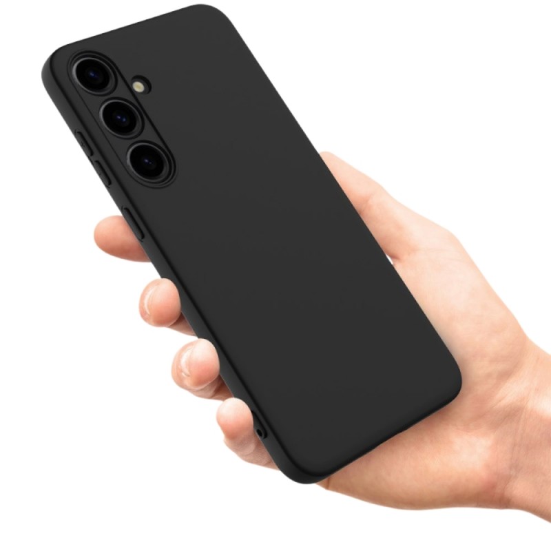 Силиконов кейс bSmart Silicone Soft Cover, За Samsung Galaxy S24 FE, Черен