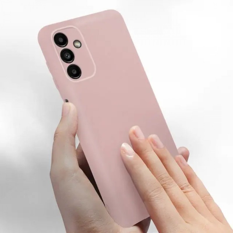 Силиконов кейс bSmart Silicone Soft Cover, За Samsung Galaxy S22 Plus 5G (S906B), Пепел от рози