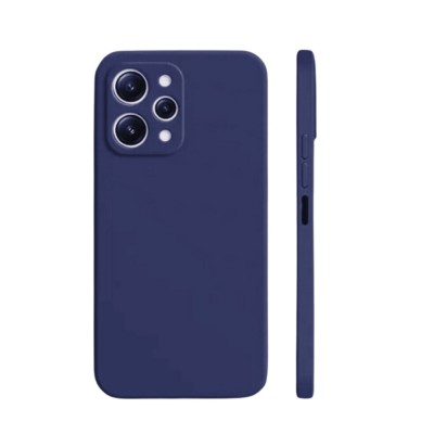 Силиконов кейс bSmart Silicone Soft Cover, За Xiaomi Redmi 12 4G/5G, Тъмносин