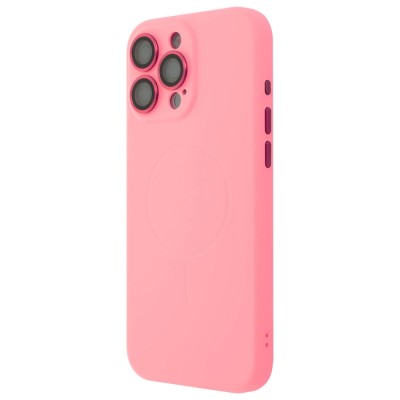 Силиконов кейс bSmart Ultra Trendy Vivid MagSafe, За iPhone 16 Pro Max (6.9), Розов