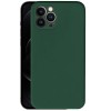 Силиконов кейс iPaky матиран, За iPhone 12 Pro (6.1), Тъмнозелен