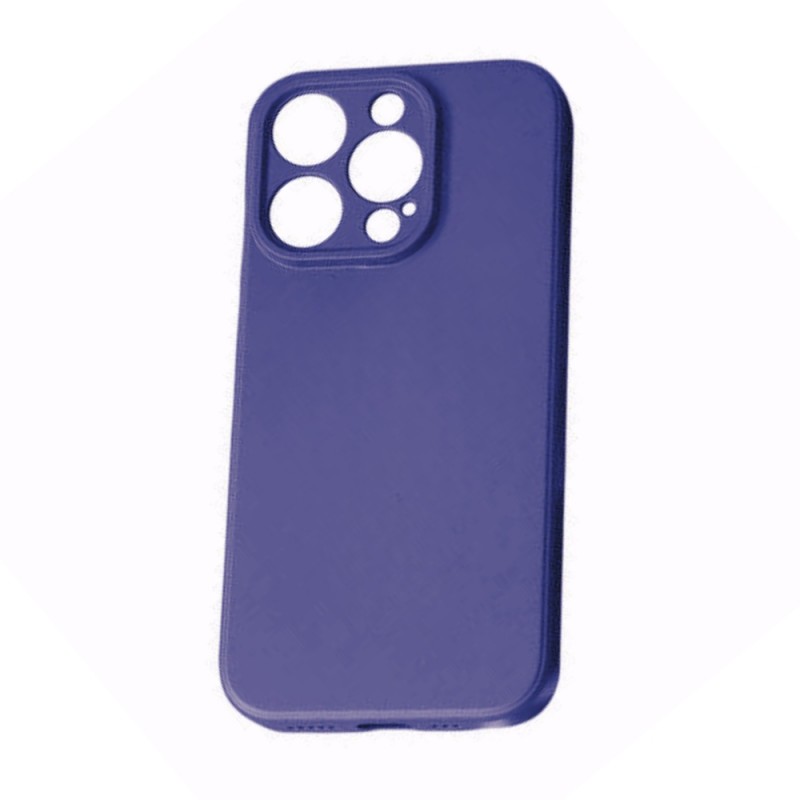 Силиконов кейс iPaky матиран, За iPhone 15 Pro Max (6.7), Тъмносин