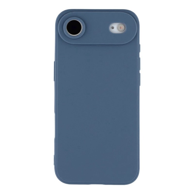 Силиконов кейс iPaky матиран, За iPhone 17 Air (6.9), Тъмносин