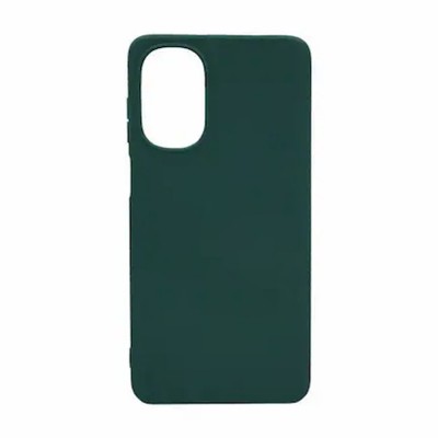 Силиконов кейс iPaky матиран, За Motorola Moto E32/E32s, Тъмнозелен