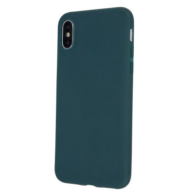 Силиконов кейс iPaky матиран, За Samsung Galaxy A22 5G (A226B), Тъмнозелен