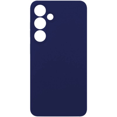 Силиконов кейс iPaky матиран, За Samsung Galaxy A35 (A356B), Тъмносин