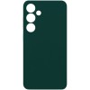 Силиконов кейс iPaky матиран, За Samsung Galaxy A35 (A356B), Тъмнозелен