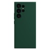 Силиконов кейс iPaky матиран, За Samsung Galaxy S24 Ultra (S928B), Тъмнозелен