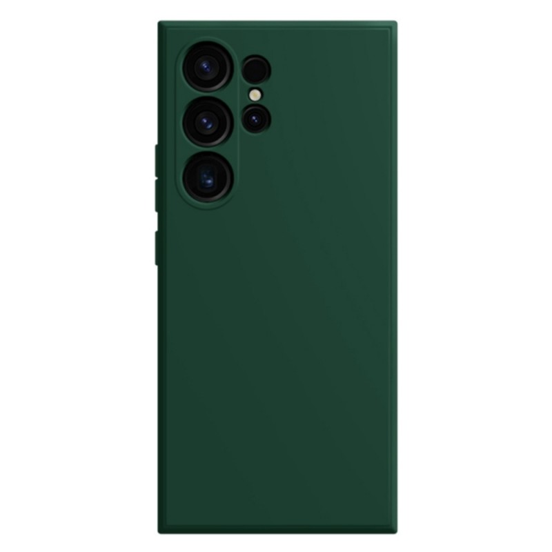 Силиконов кейс iPaky матиран, За Samsung Galaxy S24 Ultra (S928B), Тъмнозелен