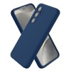 Силиконов кейс iPaky матиран, За Samsung Galaxy S26 Plus, Тъмносин