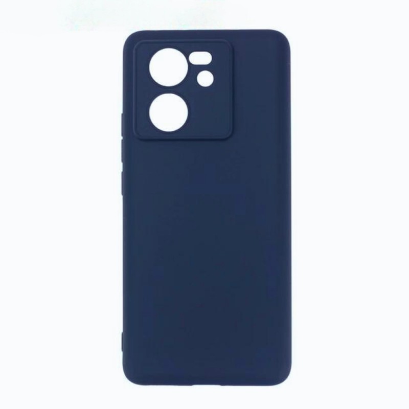 Силиконов кейс iPaky матиран, За Xiaomi 13T/13T Pro, Тъмносин