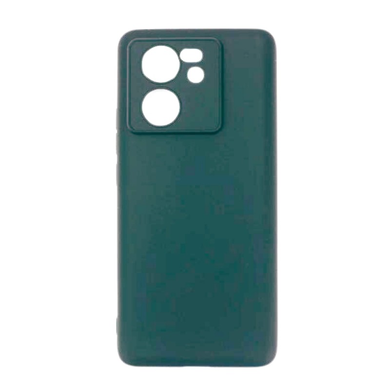 Силиконов кейс iPaky матиран, За Xiaomi 13T/13T Pro, Тъмнозелен