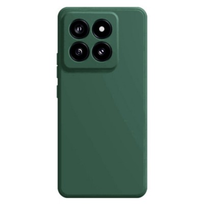 Силиконов кейс iPaky матиран, За Xiaomi 14 5G, Тъмнозелен