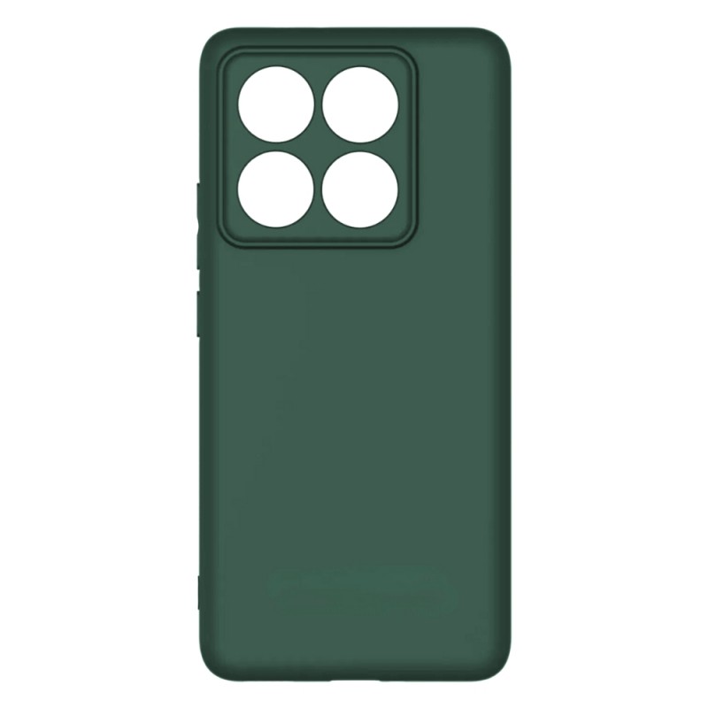 Силиконов кейс iPaky матиран, За Xiaomi 14T Pro, Тъмнозелен