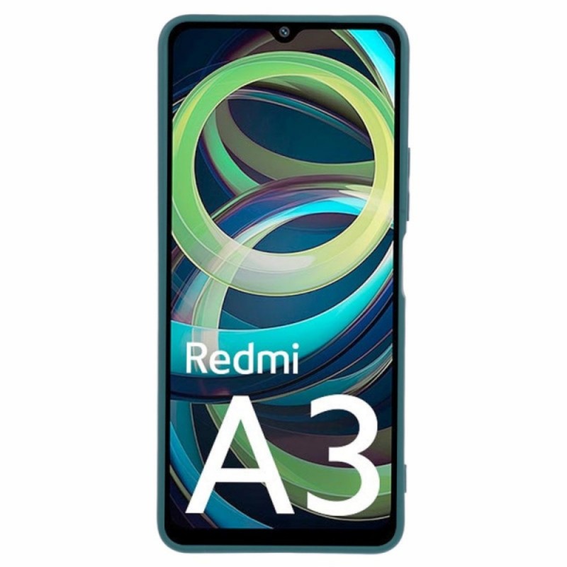 Силиконов кейс iPaky матиран, За Xiaomi Redmi A3, Тъмнозелен
