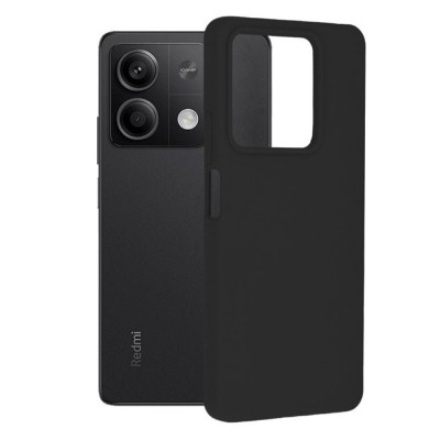 Силиконов кейс iPaky матиран, За Xiaomi Redmi Note 13 5G, Черен