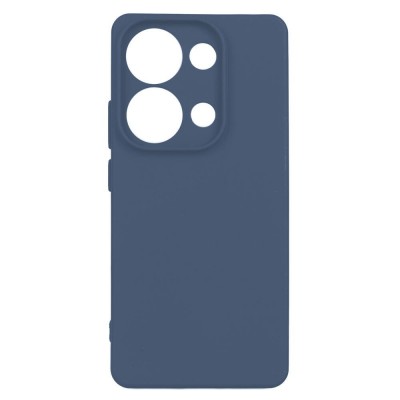 Силиконов кейс iPaky матиран, За Xiaomi Redmi Note 13 Pro 4G, Тъмносин