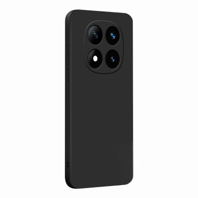 Силиконов кейс iPaky матиран, За Xiaomi Redmi Note 14 Pro+, Черен