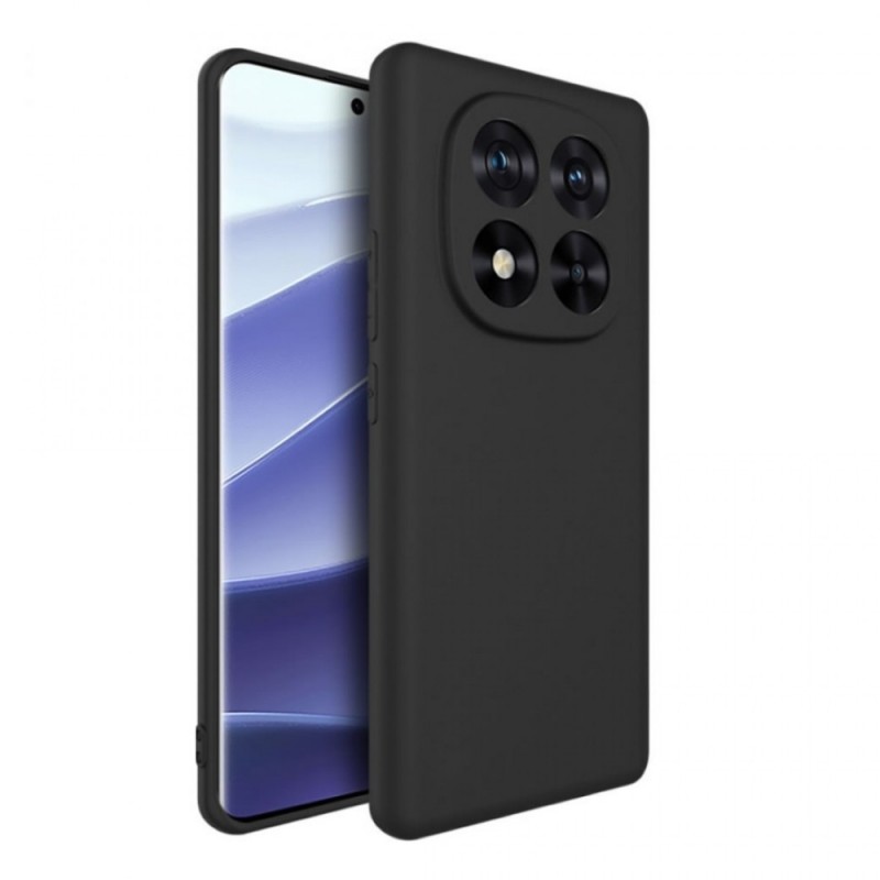 Силиконов кейс iPaky матиран, За Xiaomi Redmi Note 15 Pro 5G, Черен