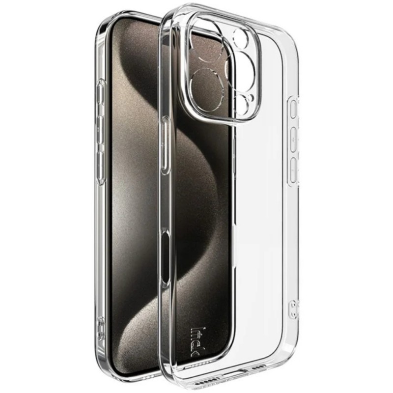 Силиконов кейс MBX 2mm, За iPhone 16 Pro (6.3), Прозрачен
