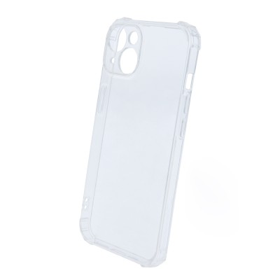 Силиконов кейс MBX Anti Shock 1.5mm, За iPhone 15 Plus (6.7), Прозрачен