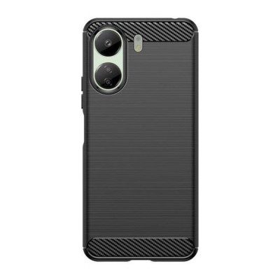 Силиконов кейс MBX Carbon, За Xiaomi Redmi 13C 4G, Черен